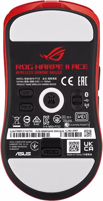 ASUS ROG Harpe II Ace Rouge - vue 2