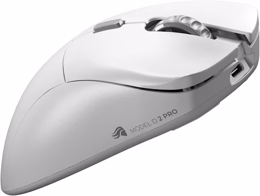 Glorious Model D 2 Pro Wireless Blanco - vue 2