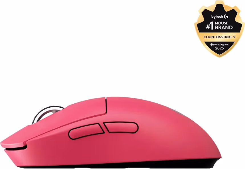 Logitech G Pro X Superlight 2 Rose - vue 4