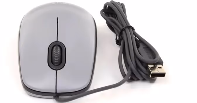 Logitech Souris Filaire Graphite - vue 2
