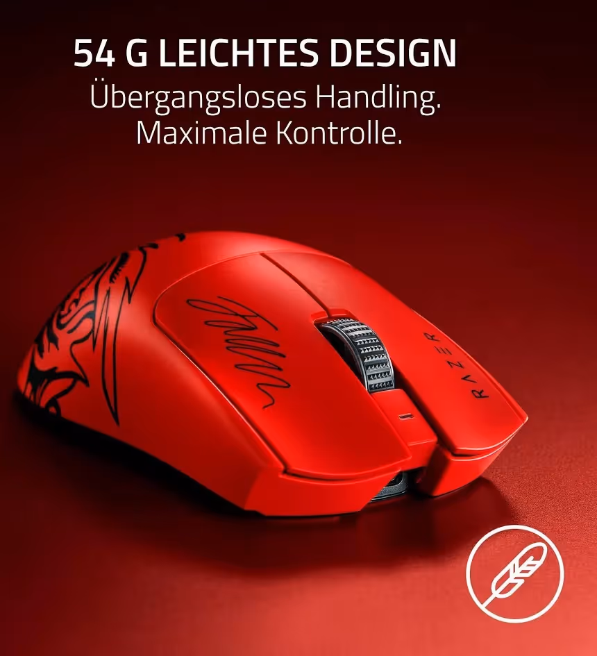 Razer Viper V3 Pro Faker Edition Rouge - vue 4