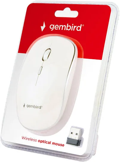 Gembird Souris optique sans fil Blanche - vue 5