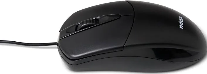 NILOX Souris USB Filaire Noir - vue 2
