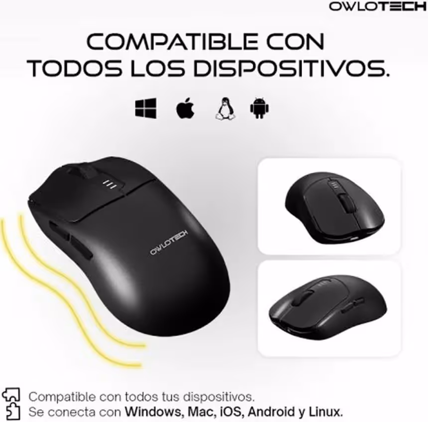 Owlotech M800 Noire - vue 3