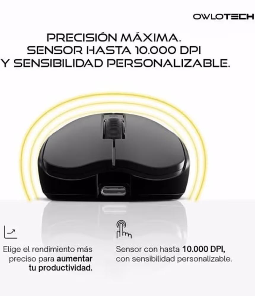 Owlotech M800 Noire - vue 2