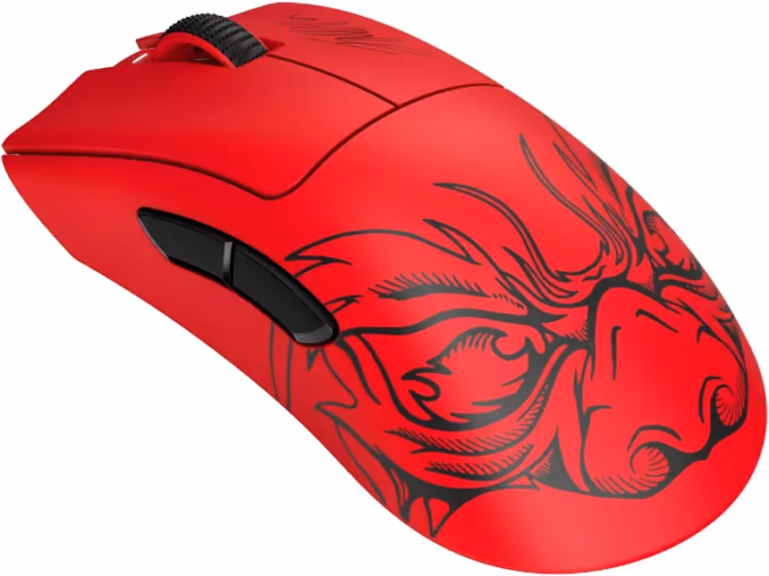 Razer DeathAdder V3 Pro Rouge - vue 4