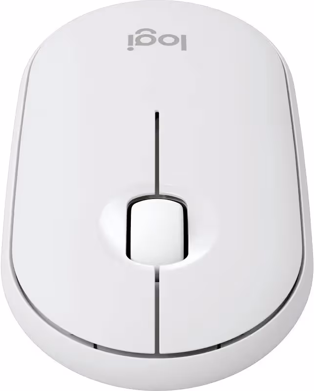 Logitech Pebble Mouse 2 M350s Blanc - vue 2