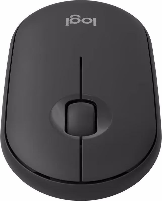 Logitech Pebble Mouse 2 M350s Gris - vue 3