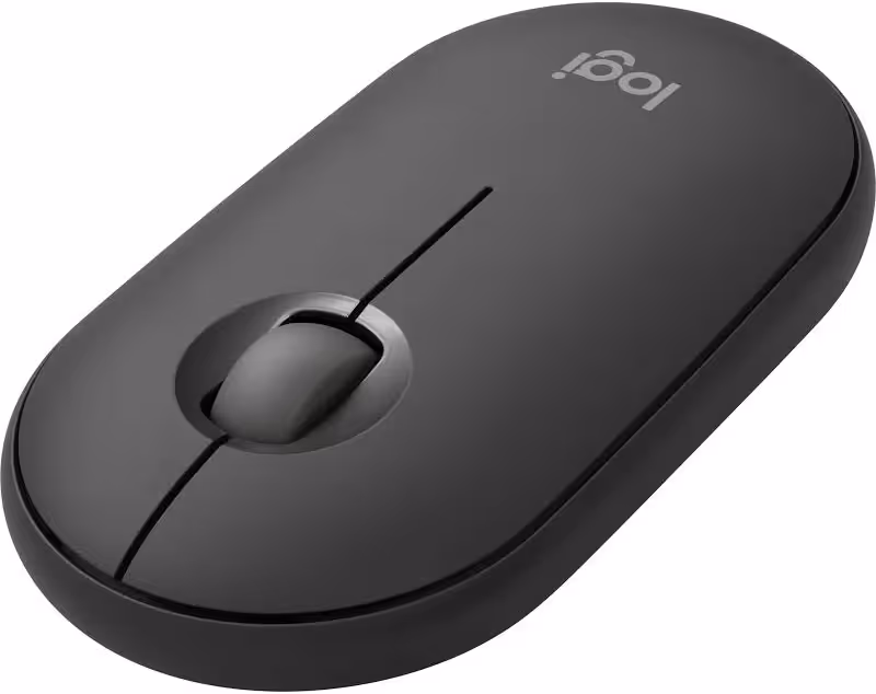 Logitech Pebble Mouse 2 M350s Gris - vue 4