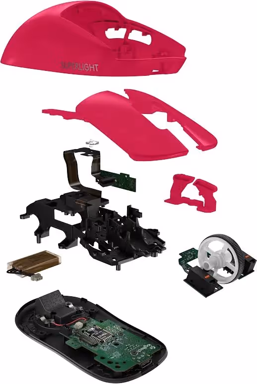 Logitech G Pro X Superlight 2 Rose - vue 4