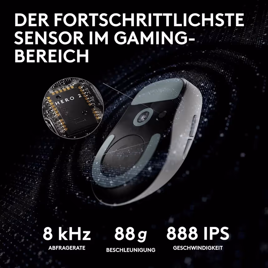 Logitech G Pro X Superlight 2 Blanc - vue 4