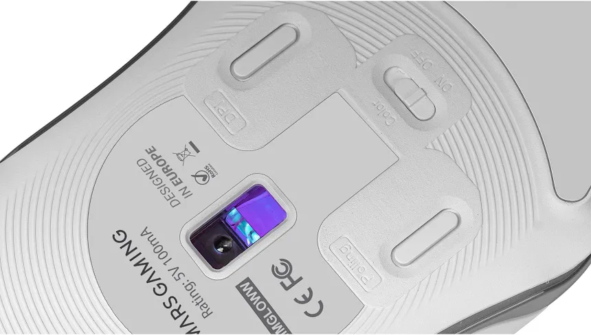 Mars Gaming MMGLOWW RGB Blanc - vue 5
