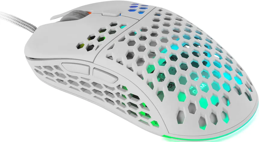 Mars Gaming MM55W Blanc - vue 3