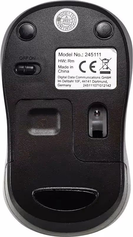 Equip Wireless Mouse 1200 DPI Noir - vue 2