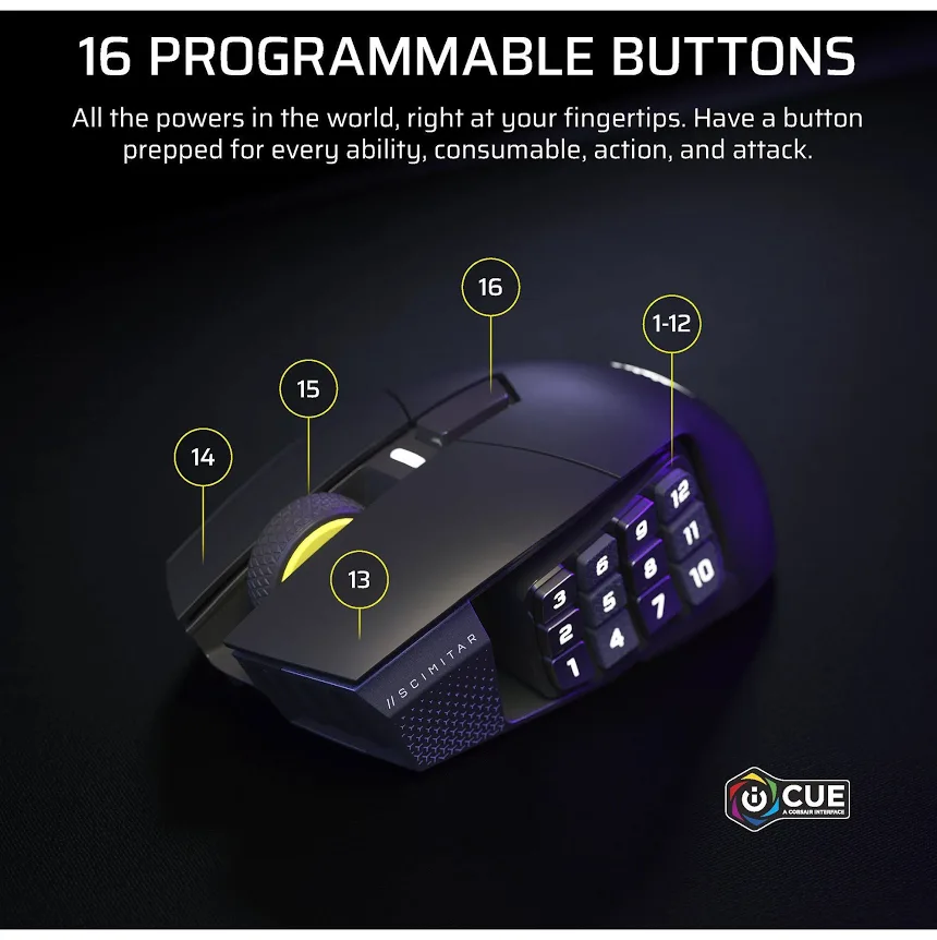 Corsair Scimitar Elite Wireless SE - vue 4