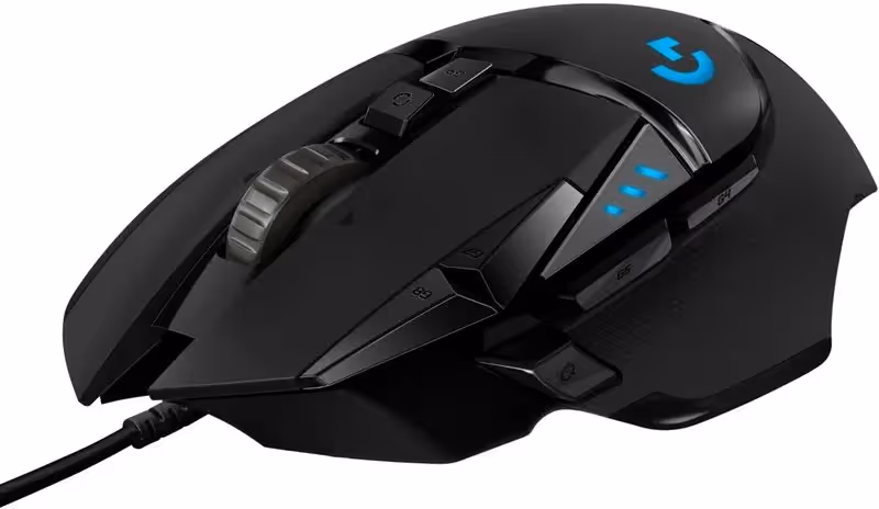 Logitech G502 HERO Noir - vue 1