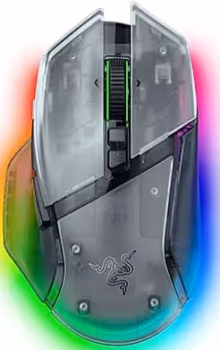 Razer Basilisk V3 Pro Phantom White - vue 1