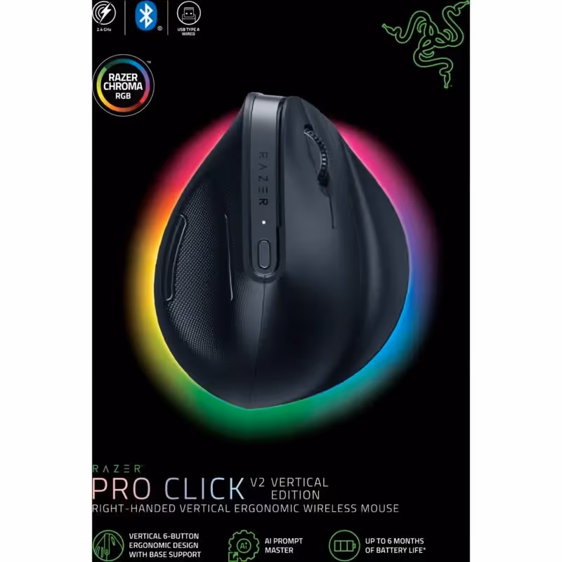 Razer Logitech Pro Click V2 Vertical - vue 1