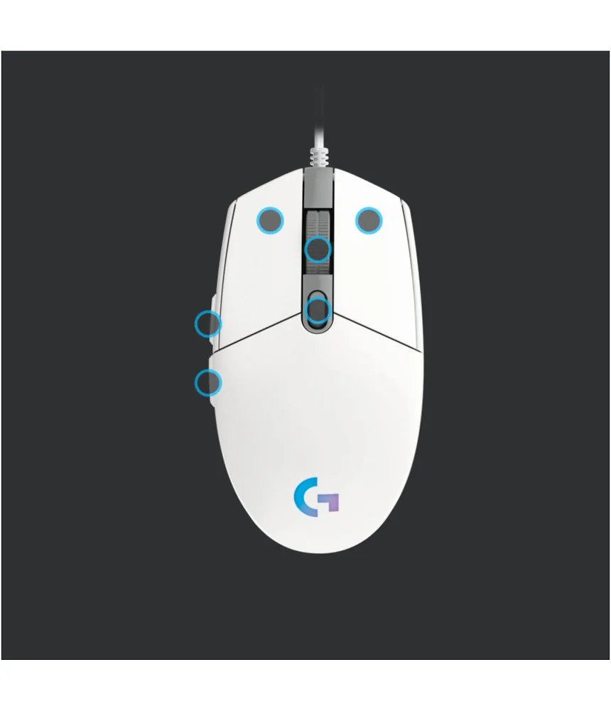 Logitech G G203 LIGHTSYNC - vue 5