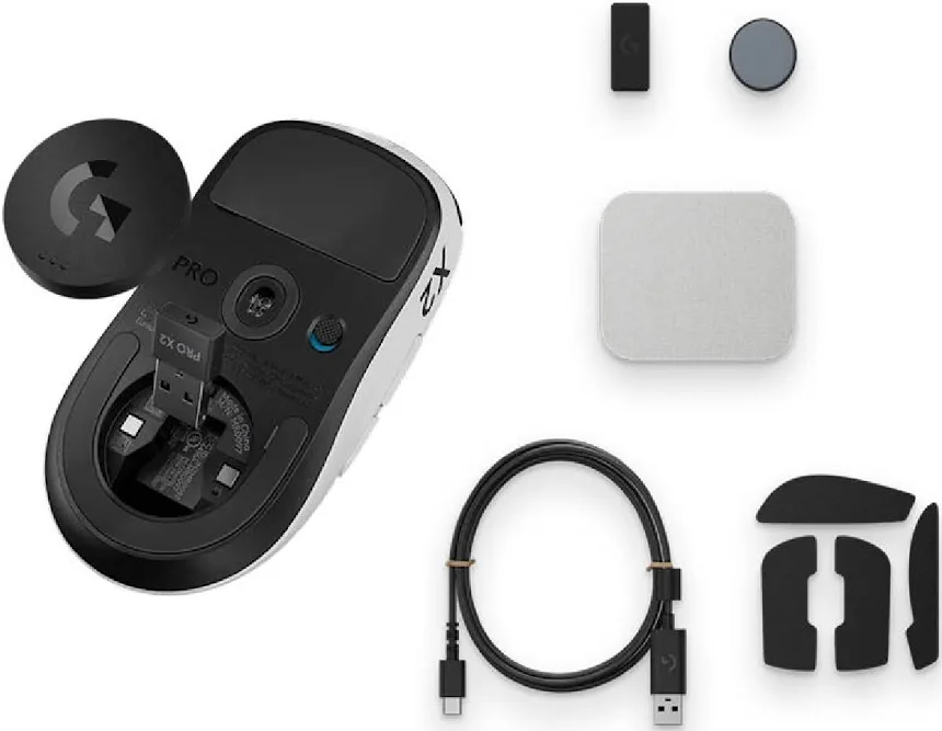 Logitech G Pro X2 Superstrike Blanc - vue 5