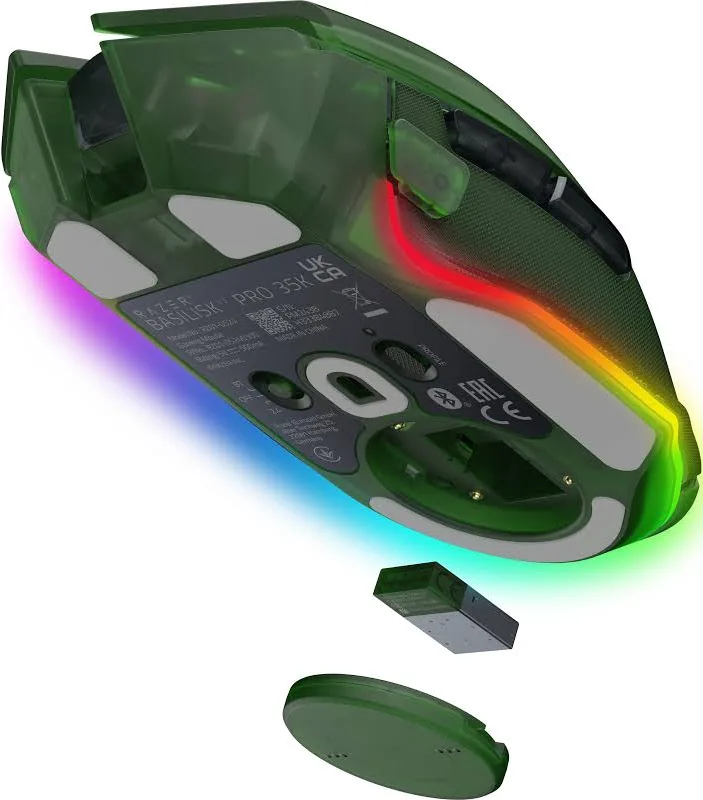 Razer Basilisk V3 Pro Phantom Green - vue 4