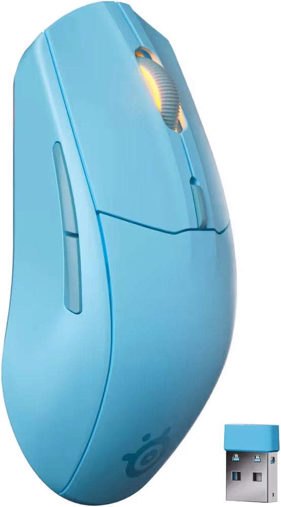 SteelSeries Rival 3 WL Gen 2 Bleu ciel - vue 1