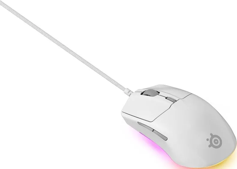 SteelSeries Rival 3 Gen 2 Blanc - vue 5