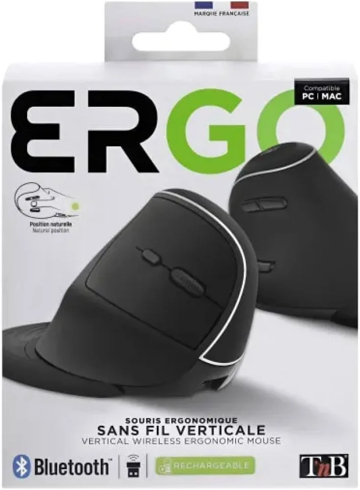 T'nB Ergonomique Verticale Noir - vue 5