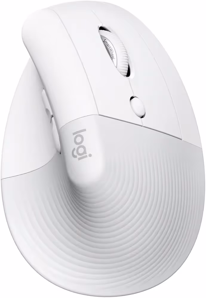Logitech Lift Blanc - vue 1