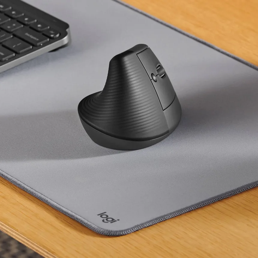 Logitech Lift Gris - vue 4