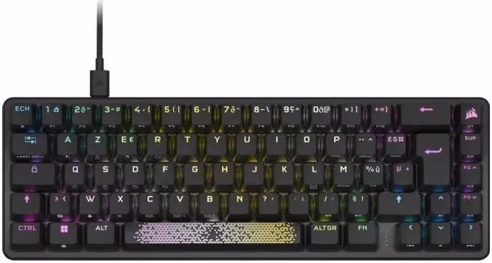 Corsair K65 Pro Mini Noir - vue 1