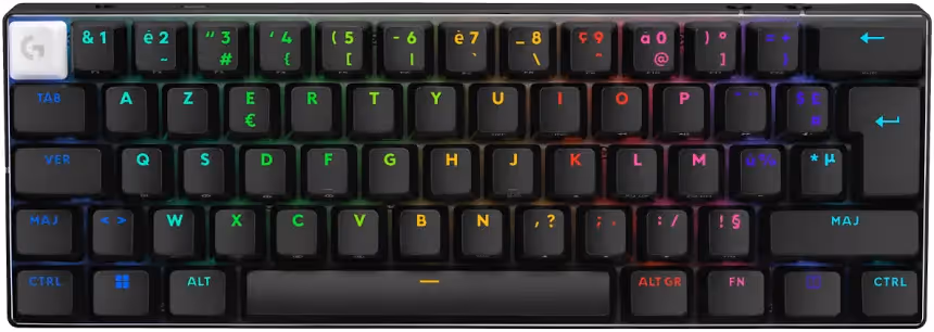 Logitech G Pro X 60 Noir - vue 1