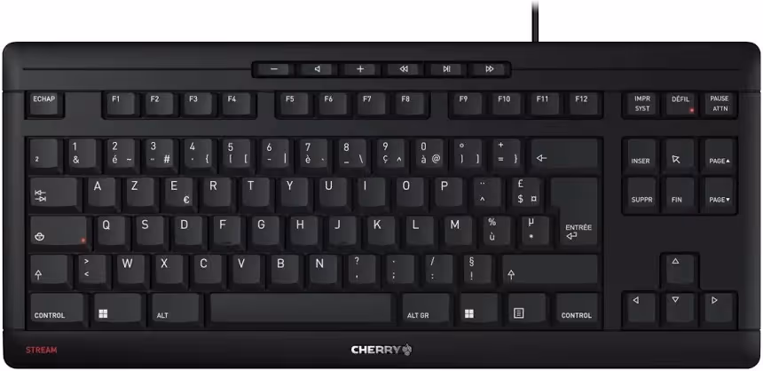CHERRY Stream TKL Noir - vue 1