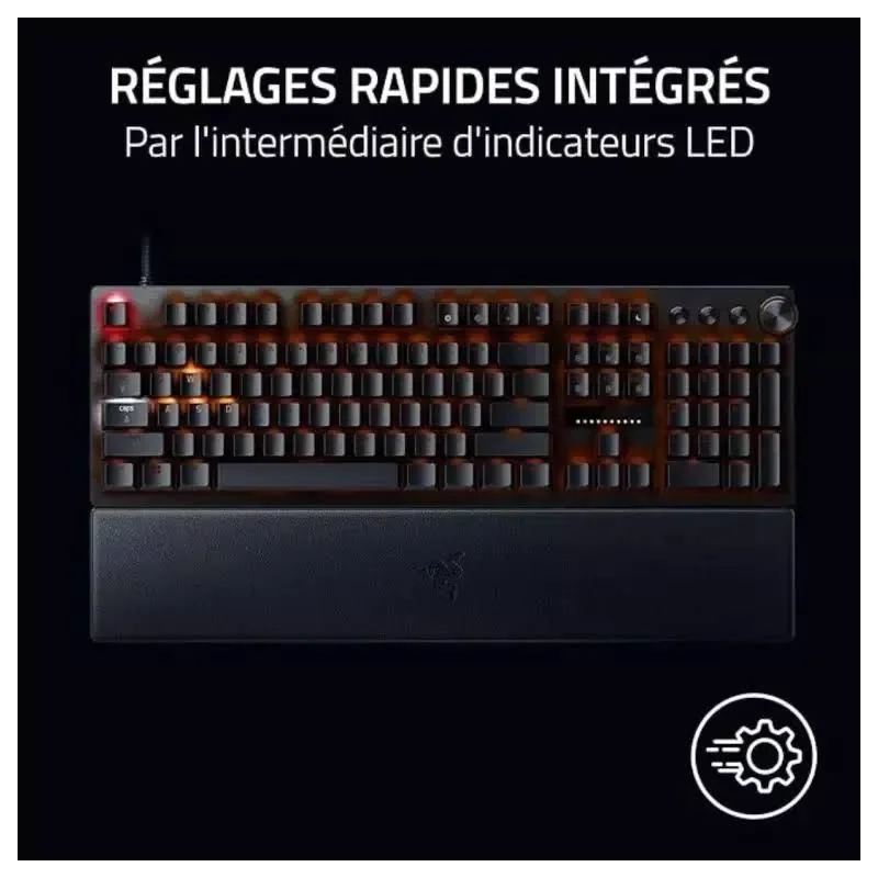 Razer Huntsman V3 Pro Noir - vue 5