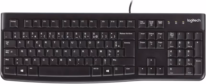 Logitech K120 Noir - vue 1