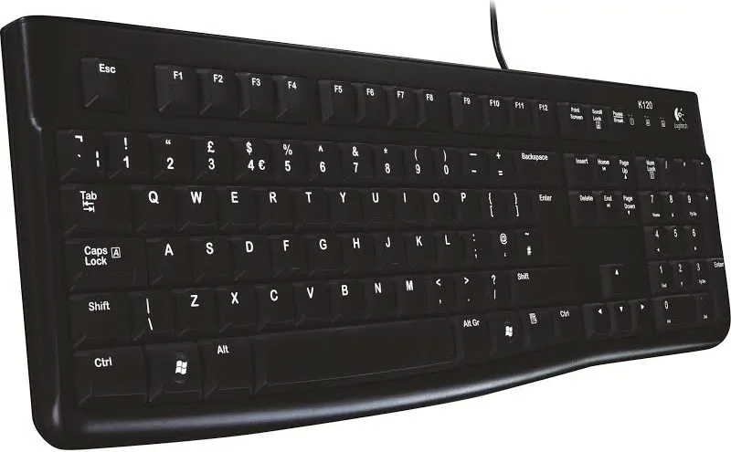 Logitech K120 Noir - vue 2