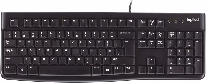 Logitech K120 Noir - vue 1