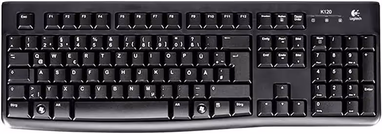 Logitech K120 Noir - vue 1