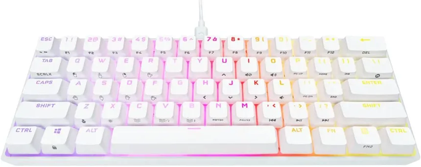 Corsair Clavier USB Blanc - vue 2