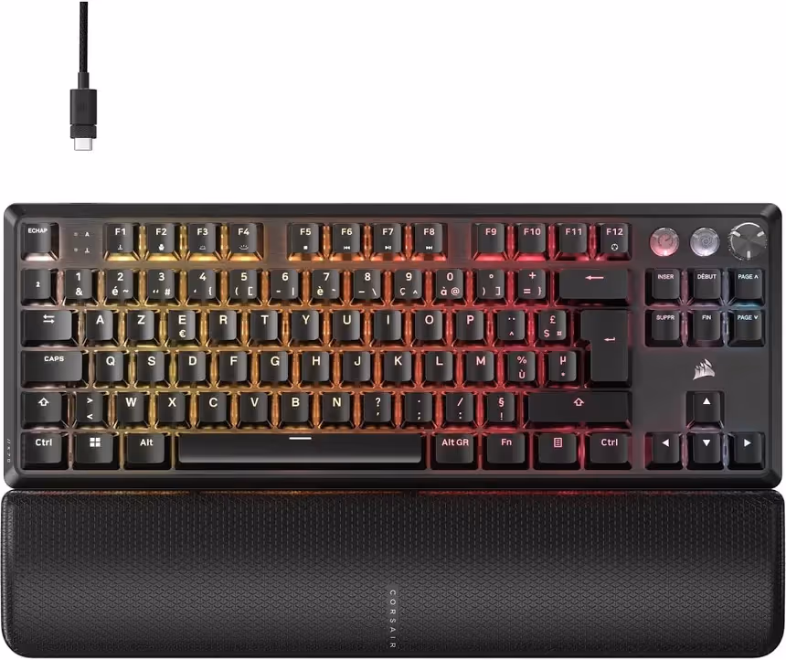 Corsair K70 Pro TKL Noir - vue 1