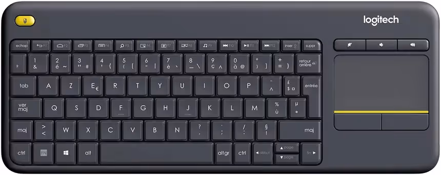 Logitech K400 Plus Noir - vue 1