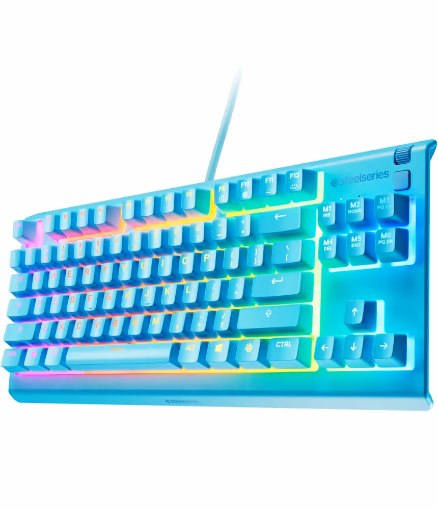 SteelSeries Apex 3 TKL Bleu - vue 1