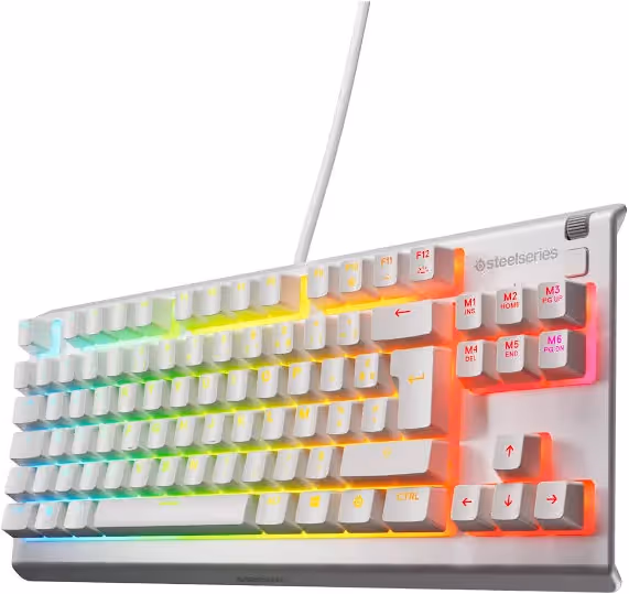SteelSeries Apex 3 TKL Blanc - vue 1