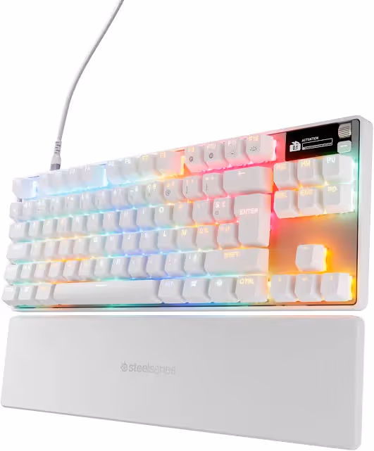SteelSeries Apex Pro TKL Gen 3 Blanc - vue 1
