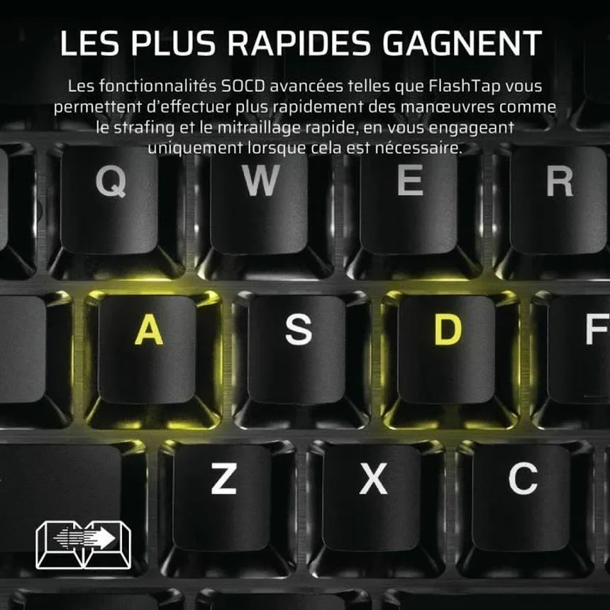 Corsair K70 Core TKL Wireless Noir - vue 4