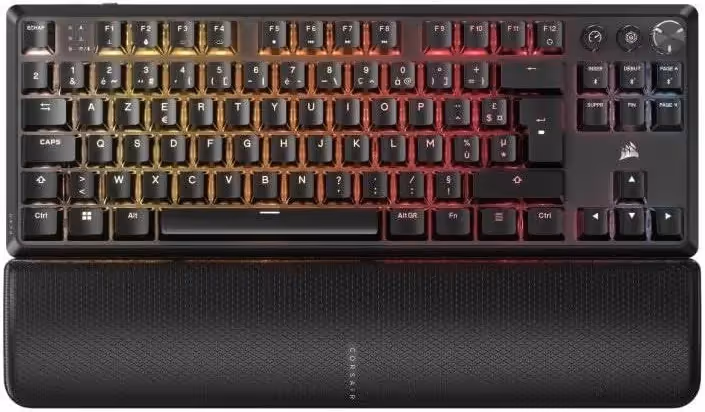 Corsair K70 Core TKL Wireless Noir - vue 1