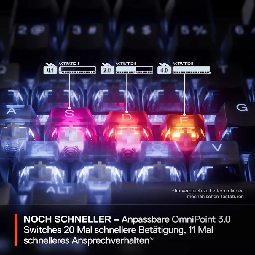 SteelSeries Apex Pro TKL Gen 3 Noir - vue 3