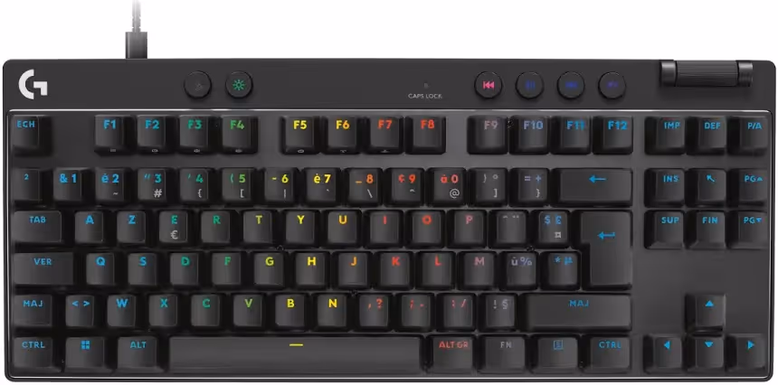Logitech G Pro X TKL Noir - vue 1