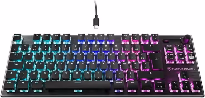 Turtle Beach Vulcan TKL Noir - vue 1