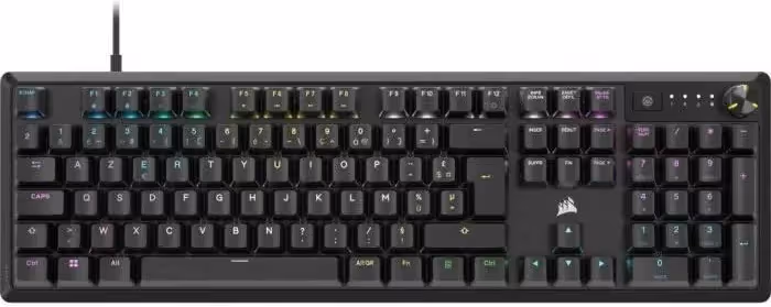 Corsair K70 Core Noir - vue 1